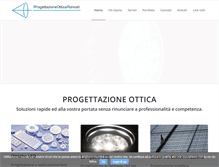 Tablet Screenshot of progettazioneottica.it